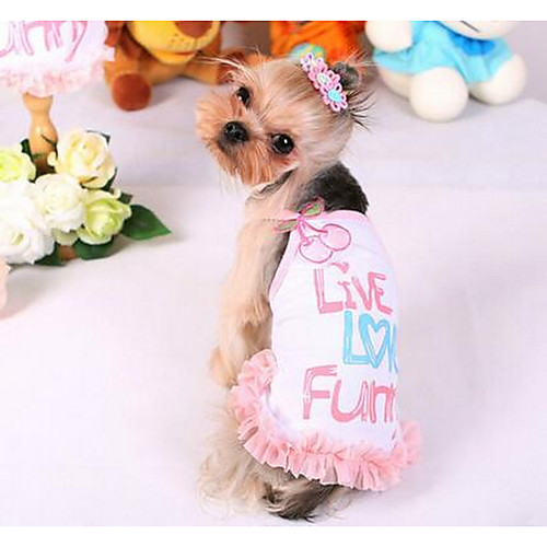 Dog Dress Puppy Clothes Princess Fashion Casual / Daily Dog Clothes Puppy Clothes Dog Outfits Yellow Pink Costume for Girl and Boy Dog Cotton S M L XL XXL
Dog Dress Puppy Clothes Princess Fashion Casual / Daily Dog Clothes Puppy Clothes Dog Outfits Yellow Pink Costume for Girl and Boy Dog Cotton S M L XL XXL