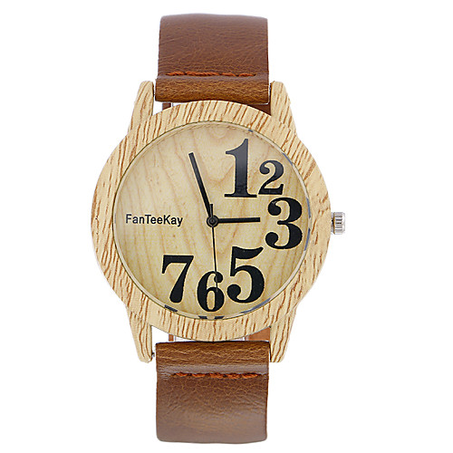 Men's Wrist Watch Quartz Leather Black / Brown / Khaki Cool Wooden Analog Ladies Casual Wood - Black Coffee Brown
Men's Wrist Watch Quartz Leather Black / Brown / Khaki Cool Wooden Analog Ladies Casual Wood - Black Coffee Brown