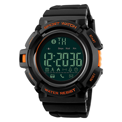 SKMEI Men's Sport Watch Military Watch Digital Digital Fashion Water Resistant / Waterproof Bluetooth Alarm / Two Years / Silicone / Japanese
SKMEI Men's Sport Watch Military Watch Digital Digital Fashion Water Resistant / Waterproof Bluetooth Alarm / Two Years / Silicone / Japanese