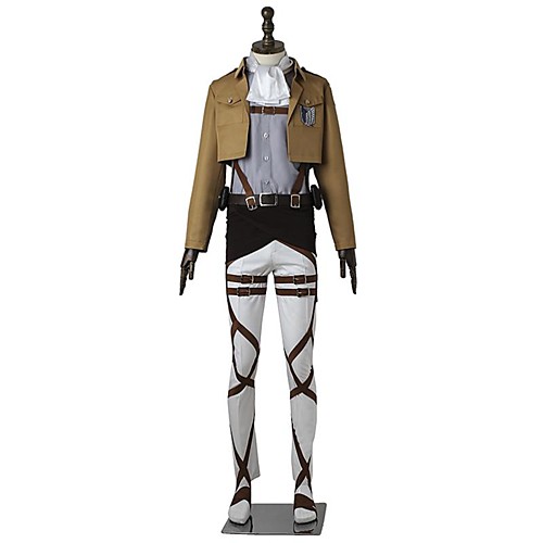 Inspired by Attack on Titan levi ackerman Anime Cosplay Costumes Japanese Cosplay Suits Solid Colored Long Sleeve Top Pants Apron For Men's Women's / Belt / More Accessories / T-shirt / Belt
Inspired by Attack on Titan levi ackerman Anime Cosplay Costumes Japanese Cosplay Suits Solid Colored Long Sleeve Top Pants Apron For Men's Women's / Belt / More Accessories / T-shirt / Belt