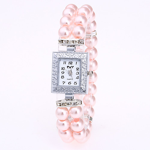 Women's Bracelet Watch Quartz Pearl White / Red / Pink Casual Watch Analog Ladies Pearls - Dark Blue Red Pink One Year Battery Life / Jinli 377
Women's Bracelet Watch Quartz Pearl White / Red / Pink Casual Watch Analog Ladies Pearls - Dark Blue Red Pink One Year Battery Life / Jinli 377