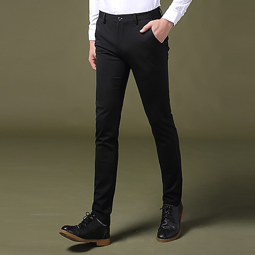 Men's Vintage Streetwear Plus Size Daily Work Party / Cocktail Straight Slim Chinos Pants Solid Colored Full Length Pure Color Black Blue / Spring / Summer
Men's Vintage Streetwear Plus Size Daily Work Party / Cocktail Straight Slim Chinos Pants Solid Colored Full Length Pure Color Black Blue / Spring / Summer