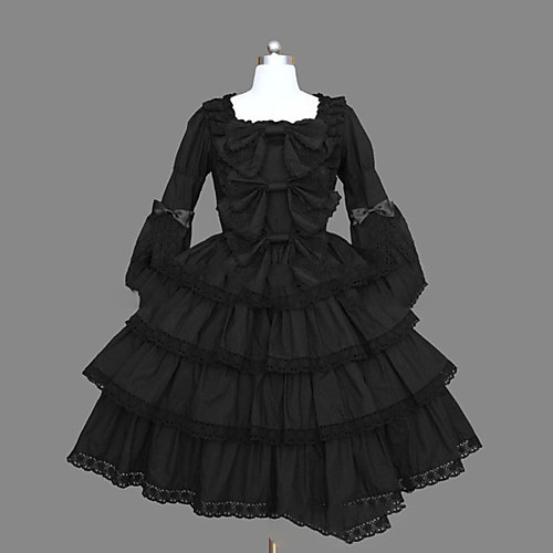 Princess Gothic Lolita Punk Vacation Dress Dress Prom Dress Women's Girls' Japanese Cosplay Costumes Plus Size Customized Black Ball Gown Vintage Cap Sleeve Long Sleeve Short / Mini
Princess Gothic Lolita Punk Vacation Dress Dress Prom Dress Women's Girls' Japanese Cosplay Costumes Plus Size Customized Black Ball Gown Vintage Cap Sleeve Long Sleeve Short / Mini