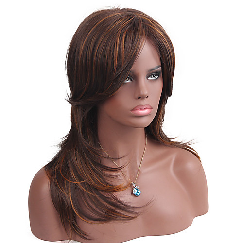Synthetic Wig Straight Straight Wig Long Dark Brown / Medium Auburn Synthetic Hair Women's Brown MAYSU
Synthetic Wig Straight Straight Wig Long Dark Brown / Medium Auburn Synthetic Hair Women's Brown MAYSU
