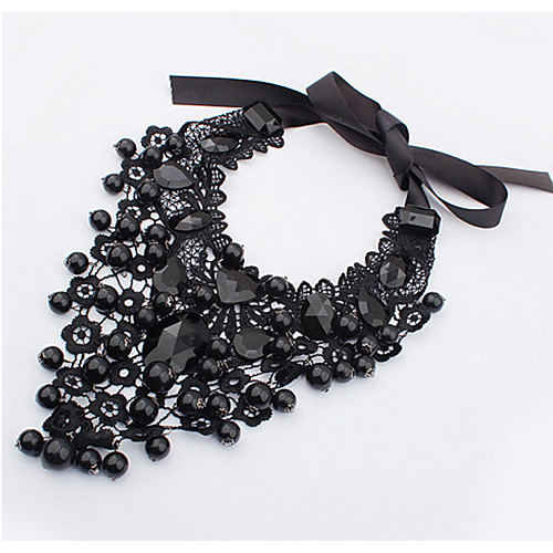 Women's Choker Necklace Statement Necklace Ladies Luxury Unique Design Classic Silk / Cotton Blend Alloy Black Necklace Jewelry For Christmas Special Occasion Birthday Party Evening Party / Evening
Women's Choker Necklace Statement Necklace Ladies Luxury Unique Design Classic Silk / Cotton Blend Alloy Black Necklace Jewelry For Christmas Special Occasion Birthday Party Evening Party / Evening