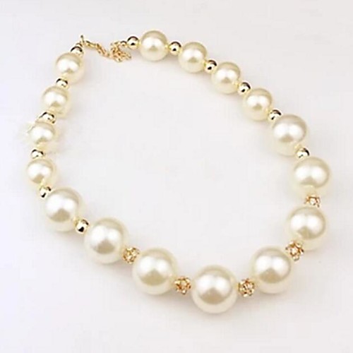 Women's Synthetic Diamond Choker Necklace Pearl Necklace Ball Ball Statement Ladies Luxury Pearl Rhinestone Alloy Necklace Jewelry For Wedding Party Special Occasion Daily
Women's Synthetic Diamond Choker Necklace Pearl Necklace Ball Ball Statement Ladies Luxury Pearl Rhinestone Alloy Necklace Jewelry For Wedding Party Special Occasion Daily