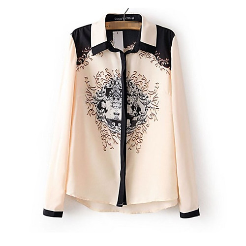 Women's Shirt Color Block Long Sleeve Daily Tops Streetwear Punk & Gothic Light Brown
Women's Shirt Color Block Long Sleeve Daily Tops Streetwear Punk & Gothic Light Brown