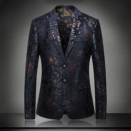 Men's Sophisticated Blazer V Neck Long Sleeve Cotton / Polyester Sequins / Embroidered / Patchwork Blue / Red / Jacquard
Men's Sophisticated Blazer V Neck Long Sleeve Cotton / Polyester Sequins / Embroidered / Patchwork Blue / Red / Jacquard