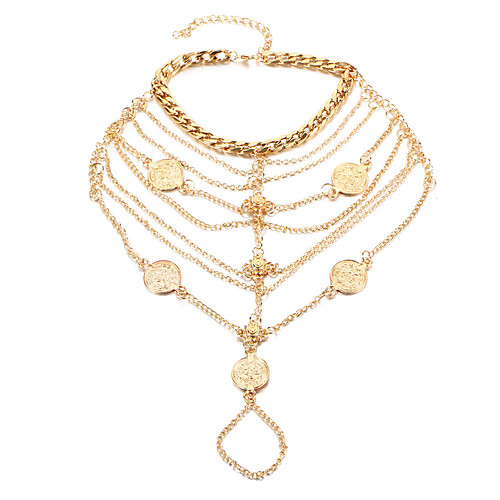 Barefoot Sandals Ladies Fashion Turkish Women's Body Jewelry For Daily Casual Alloy Button Gold Silver
Barefoot Sandals Ladies Fashion Turkish Women's Body Jewelry For Daily Casual Alloy Button Gold Silver