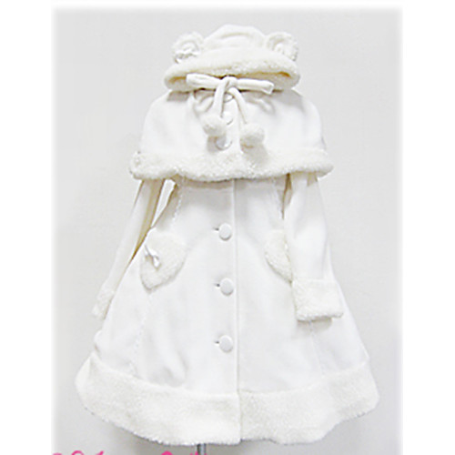 Princess Gothic Lolita Vacation Dress Winter Dress Coat Women's Girls' Japanese Cosplay Costumes White / Black Fashion Long Sleeve Lolita / Gothic Lolita Dress
Princess Gothic Lolita Vacation Dress Winter Dress Coat Women's Girls' Japanese Cosplay Costumes White / Black Fashion Long Sleeve Lolita / Gothic Lolita Dress
