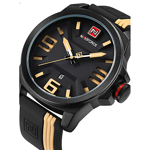 Men's Sport Watch Military Watch Analog Quartz Luxury Water Resistant / Waterproof Calendar / date / day Creative / Silicone / Two Years
Men's Sport Watch Military Watch Analog Quartz Luxury Water Resistant / Waterproof Calendar / date / day Creative / Silicone / Two Years
