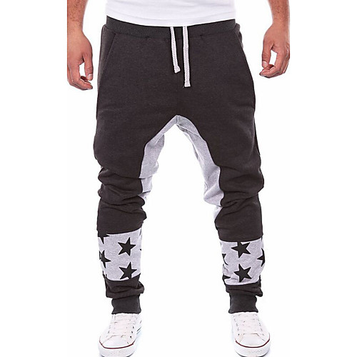 Men's Active Sports Weekend Harem Loose Active Pants Patchwork Full Length Black Dark Gray Gray
Men's Active Sports Weekend Harem Loose Active Pants Patchwork Full Length Black Dark Gray Gray