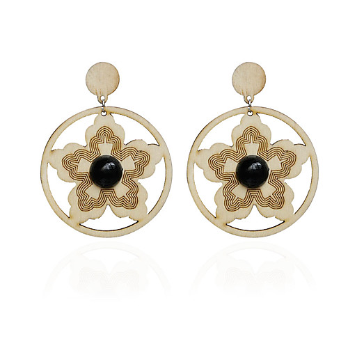 Women's Black Gemstone Drop Earrings Earrings Flower Personalized Unique Design Simple Style Fashion Cute Wood Earrings Jewelry Black For Christmas Christmas Gifts Wedding Party Special Occasion
Women's Black Gemstone Drop Earrings Earrings Flower Personalized Unique Design Simple Style Fashion Cute Wood Earrings Jewelry Black For Christmas Christmas Gifts Wedding Party Special Occasion