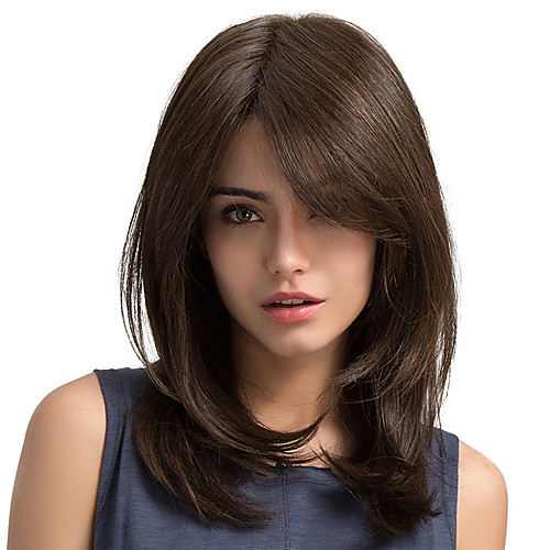 Synthetic Wig Straight Straight Side Part Wig Long Chestnut Brown Synthetic Hair Women's With Bangs Brown MAYSU
Synthetic Wig Straight Straight Side Part Wig Long Chestnut Brown Synthetic Hair Women's With Bangs Brown MAYSU