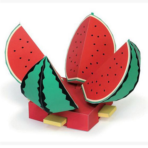 3D Puzzle Paper Model Model Building Kit Fruit Watermelon DIY Hard Card Paper Classic Kid's Unisex Toy Gift
3D Puzzle Paper Model Model Building Kit Fruit Watermelon DIY Hard Card Paper Classic Kid's Unisex Toy Gift