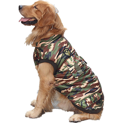 Dog Vest Dog Clothes Police / Military Camouflage Color Cotton Costume For Spring & Fall Winter Casual / Daily
Dog Vest Dog Clothes Police / Military Camouflage Color Cotton Costume For Spring & Fall Winter Casual / Daily