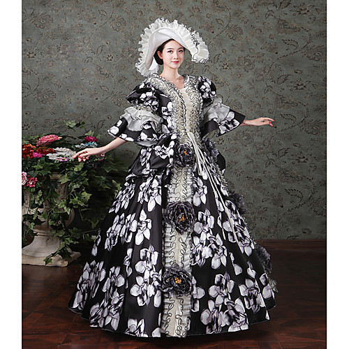 Punk Lolita Rococo Victorian 18th Century Vacation Dress Dress Party Costume Masquerade Ball Gown Women's Girls' Satin Costume Vintage Cosplay Party Prom Long Sleeve Floor Length Ball Gown Plus Size
Punk Lolita Rococo Victorian 18th Century Vacation Dress Dress Party Costume Masquerade Ball Gown Women's Girls' Satin Costume Vintage Cosplay Party Prom Long Sleeve Floor Length Ball Gown Plus Size