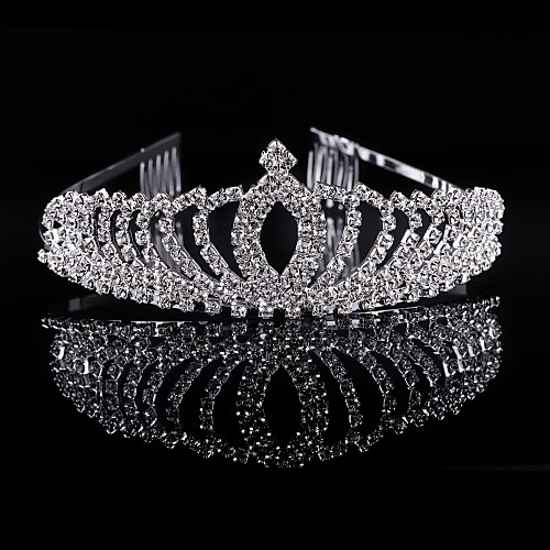 Crystal / Rhinestone / Alloy Tiaras / Headwear with Floral 1pc Wedding / Special Occasion / Party / Evening Headpiece
Crystal / Rhinestone / Alloy Tiaras / Headwear with Floral 1pc Wedding / Special Occasion / Party / Evening Headpiece