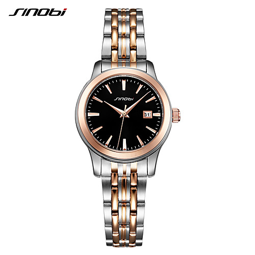 SINOBI Women's Luxury Watches Wrist Watch Analog Quartz Ladies Shock Resistant / Stainless Steel / Japanese / Two Years
SINOBI Women's Luxury Watches Wrist Watch Analog Quartz Ladies Shock Resistant / Stainless Steel / Japanese / Two Years