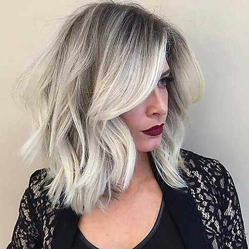 Human Hair Blend Wig Classic Natural Wave Classic Natural Wave Machine Made Black / Grey Daily
Human Hair Blend Wig Classic Natural Wave Classic Natural Wave Machine Made Black / Grey Daily