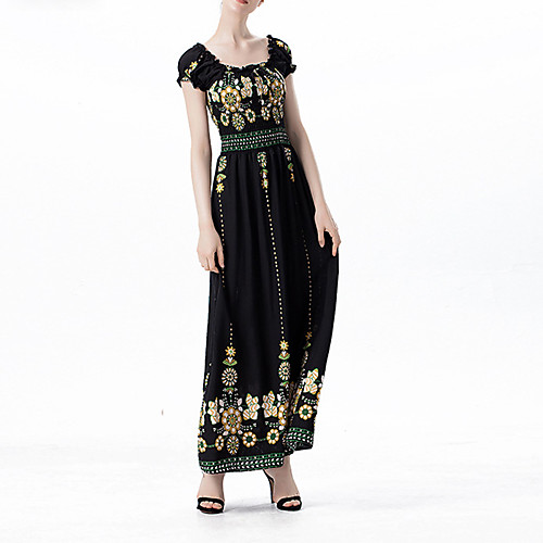 Women's Sheath Dress Maxi long Dress Yellow Blushing Pink Short Sleeve Floral Backless Spring Summer Round Neck Vintage Streetwear Boho M L XL XXL
Women's Sheath Dress Maxi long Dress Yellow Blushing Pink Short Sleeve Floral Backless Spring Summer Round Neck Vintage Streetwear Boho M L XL XXL