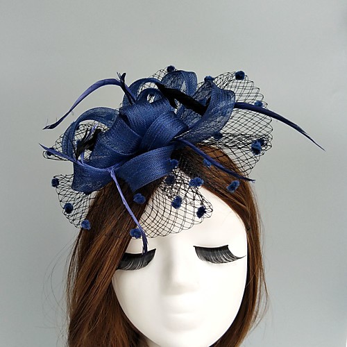 Flax / Net Fascinators / Hats / Birdcage Veils with 1 Wedding / Special Occasion / Horse Race Headpiece
Flax / Net Fascinators / Hats / Birdcage Veils with 1 Wedding / Special Occasion / Horse Race Headpiece