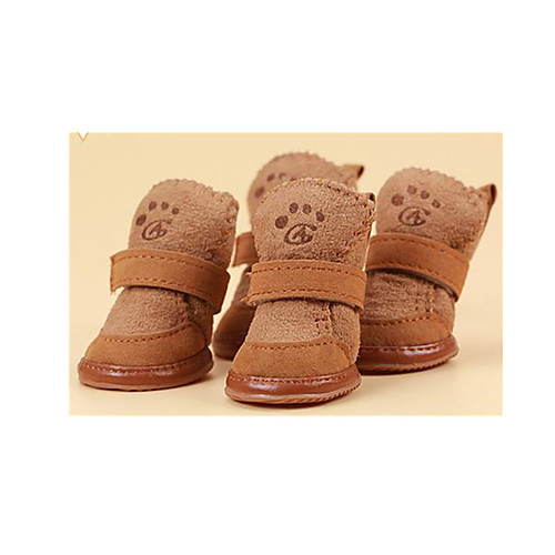 Dog Boots / Shoes Casual / Daily Snow Boots New Year's Solid Colored Coffee Pink For Pets / Winter
Dog Boots / Shoes Casual / Daily Snow Boots New Year's Solid Colored Coffee Pink For Pets / Winter
