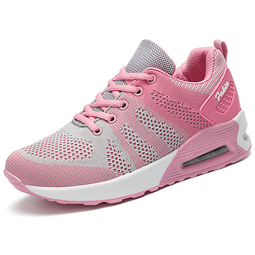 Women's Sneakers Flat Heel Round Toe Comfort Light Soles Outdoor Tulle Lace-up Black Fuchsia Pink
Women's Sneakers Flat Heel Round Toe Comfort Light Soles Outdoor Tulle Lace-up Black Fuchsia Pink