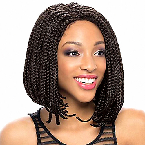 Synthetic Lace Front Wig Bob Lace Front Wig Short Medium Length Natural Black Synthetic Hair Middle Part Sew in Kanekalon Hair Braided Wig Black
Synthetic Lace Front Wig Bob Lace Front Wig Short Medium Length Natural Black Synthetic Hair Middle Part Sew in Kanekalon Hair Braided Wig Black