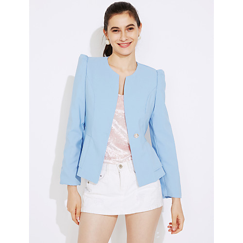 Women's Blazer Regular Work Simple Casual Print Blushing Pink / Fuchsia / Light Blue
Women's Blazer Regular Work Simple Casual Print Blushing Pink / Fuchsia / Light Blue