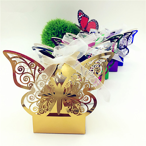 Round / Square Card Paper Favor Holder with Ribbons / Printing Favor Boxes - 50
Round / Square Card Paper Favor Holder with Ribbons / Printing Favor Boxes - 50