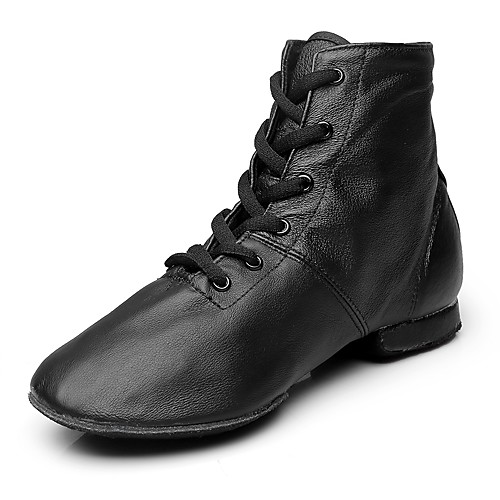 Women's Dance Shoes Leather / Canvas Jazz Shoes Boots Flat Heel Customizable Black / Performance / EU43
Women's Dance Shoes Leather / Canvas Jazz Shoes Boots Flat Heel Customizable Black / Performance / EU43