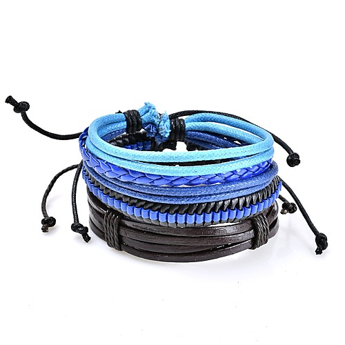 Men's Women's Leather Bracelet Geometrical Rope woven Classic Tassel Punk Simple Style Rock Leather Bracelet Jewelry Rainbow For Wedding Graduation Daily Casual Formal
Men's Women's Leather Bracelet Geometrical Rope woven Classic Tassel Punk Simple Style Rock Leather Bracelet Jewelry Rainbow For Wedding Graduation Daily Casual Formal