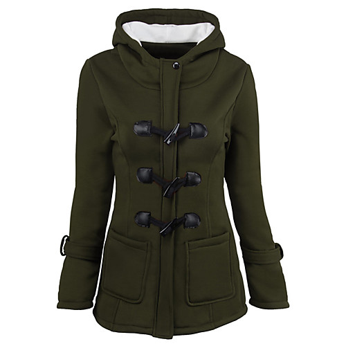 Women's Fall Winter Padded Parka Daily Going out Streetwear Plus Size Pure Color Solid Colored Polyester Long Sleeve Hooded Black / Wine / Army Green S / M / L
Women's Fall Winter Padded Parka Daily Going out Streetwear Plus Size Pure Color Solid Colored Polyester Long Sleeve Hooded Black / Wine / Army Green S / M / L