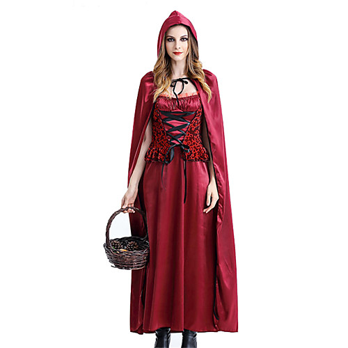 Little Red Riding Hood Dress Cosplay Costume Masquerade Adults' Women's Vacation Dress Halloween Carnival Festival / Holiday Elastane Tactel Red Women's Female Easy Carnival Costumes Other Vintage
Little Red Riding Hood Dress Cosplay Costume Masquerade Adults' Women's Vacation Dress Halloween Carnival Festival / Holiday Elastane Tactel Red Women's Female Easy Carnival Costumes Other Vintage