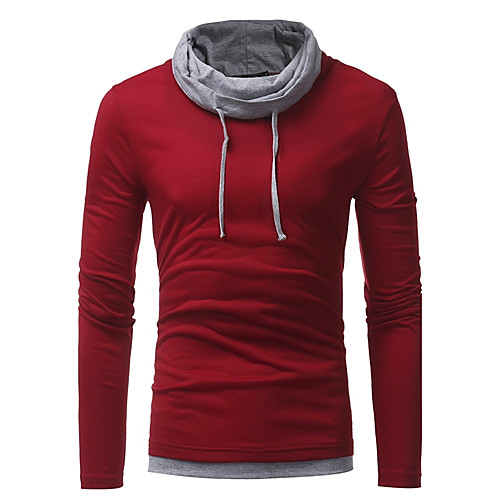 Men's T shirt Color Block Plus Size Patchwork Long Sleeve Daily Tops Streetwear Black Blue Red
Men's T shirt Color Block Plus Size Patchwork Long Sleeve Daily Tops Streetwear Black Blue Red