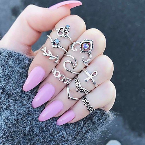 Women's Ring Pinky Ring Silver Alloy Ladies Unusual Unique Design Gift Daily Jewelry Leaf Flower
Women's Ring Pinky Ring Silver Alloy Ladies Unusual Unique Design Gift Daily Jewelry Leaf Flower