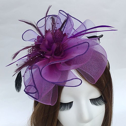 Feather / Net Headbands / Fascinators with 1 Piece Wedding / Party / Evening / Tea Party Headpiece
Feather / Net Headbands / Fascinators with 1 Piece Wedding / Party / Evening / Tea Party Headpiece