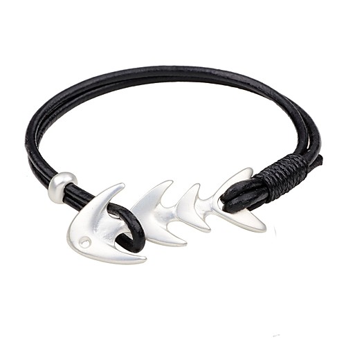 Men's Leather Bracelet Animal Personalized Hip-Hop Leather Bracelet Jewelry Black / Orange / Brown For Casual Going out
Men's Leather Bracelet Animal Personalized Hip-Hop Leather Bracelet Jewelry Black / Orange / Brown For Casual Going out