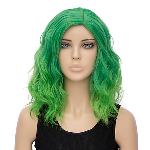 Synthetic Wig Water Wave Water Wave Wig Short Rainbow Pink Green Black white Dark Green Synthetic Hair Women's Ombre Hair Green
Synthetic Wig Water Wave Water Wave Wig Short Rainbow Pink Green Black white Dark Green Synthetic Hair Women's Ombre Hair Green