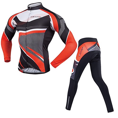 Realtoo Men's Long Sleeve Cycling Jersey with Tights Winter Spandex Polyester Bike Clothing Suit 3D Pad Quick Dry Sports Classic Mountain Bike MTB Road Bike Cycling Clothing Apparel / Stretchy
Realtoo Men's Long Sleeve Cycling Jersey with Tights Winter Spandex Polyester Bike Clothing Suit 3D Pad Quick Dry Sports Classic Mountain Bike MTB Road Bike Cycling Clothing Apparel / Stretchy