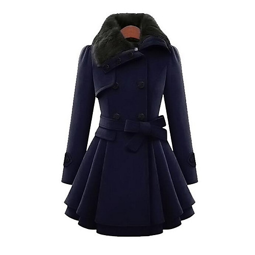 Women's Fur Trim Solid Colored Simple Fall Coat Long Daily Long Sleeve Cotton Coat Tops Black
Women's Fur Trim Solid Colored Simple Fall Coat Long Daily Long Sleeve Cotton Coat Tops Black
