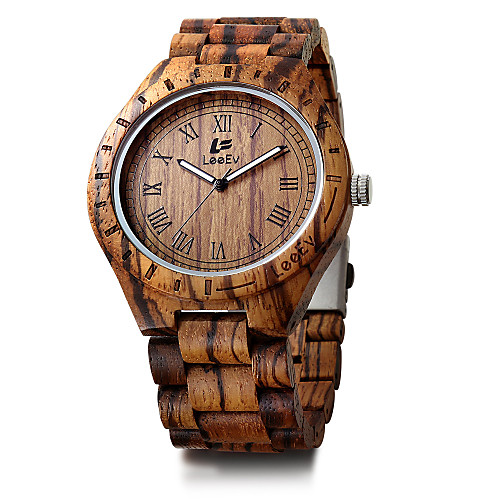 Men's Bracelet Watch Analog Luxury Calendar / date / day Chronograph Creative / Wood / Japanese
Men's Bracelet Watch Analog Luxury Calendar / date / day Chronograph Creative / Wood / Japanese