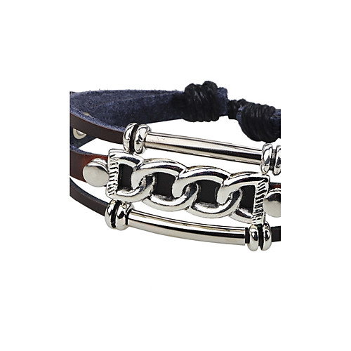 Men's Leather Bracelet Rock Fashion Leather Bracelet Jewelry Coffee For Casual Going out
Men's Leather Bracelet Rock Fashion Leather Bracelet Jewelry Coffee For Casual Going out