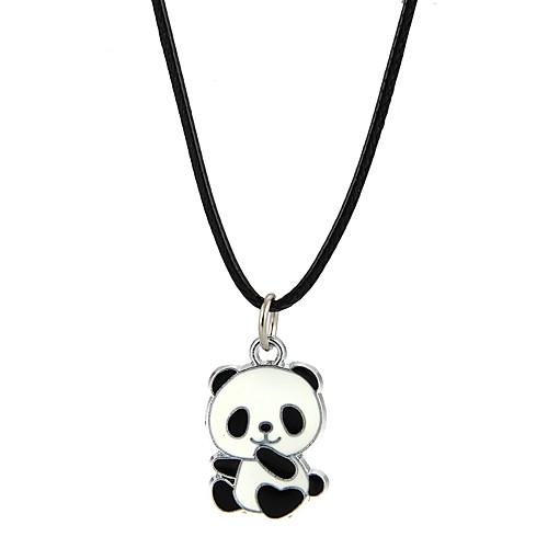 Men's Women's Pendant Necklace Panda Animal Alloy Black Necklace Jewelry For Party Club
Men's Women's Pendant Necklace Panda Animal Alloy Black Necklace Jewelry For Party Club