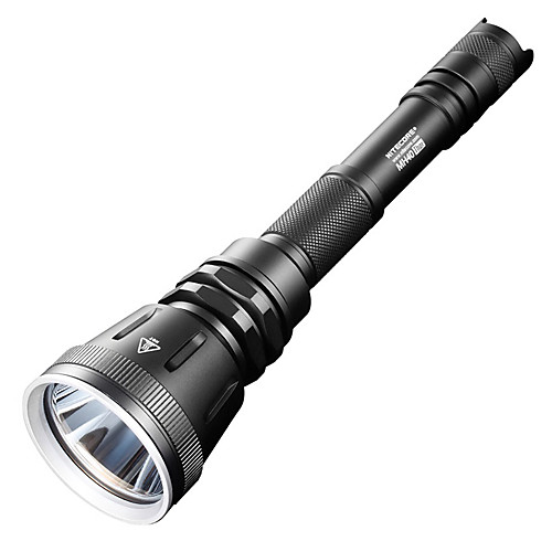 

Nitecore MH40 LED Flashlights / Torch Tactical Waterproof 1000 lm LED Cree XM-L2 T6 Emitters 4 Mode Tactical Waterproof Rechargeable Impact Resistant Nonslip grip Dimmable Camping / Hiking / Caving