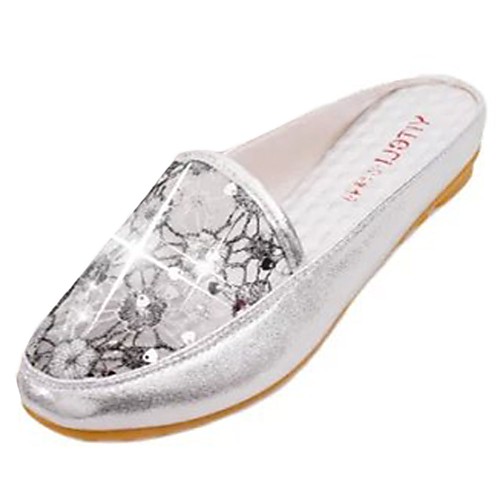 Women's Sandals Flat Heel Round Toe Sequin PU(Polyurethane) Light Soles Spring Black / Gold / Silver
Women's Sandals Flat Heel Round Toe Sequin PU(Polyurethane) Light Soles Spring Black / Gold / Silver