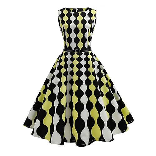 Women's A Line Dress Knee Length Dress Rainbow Sleeveless Rainbow Print Summer Round Neck Vintage S M L XL XXL
Women's A Line Dress Knee Length Dress Rainbow Sleeveless Rainbow Print Summer Round Neck Vintage S M L XL XXL