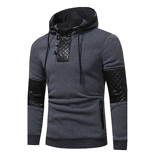 Men's Plus Size Hoodie Solid Colored Hooded Daily Casual Streetwear Hoodies Sweatshirts Long Sleeve Black Dark Gray / Spring / Fall
Men's Plus Size Hoodie Solid Colored Hooded Daily Casual Streetwear Hoodies Sweatshirts Long Sleeve Black Dark Gray / Spring / Fall