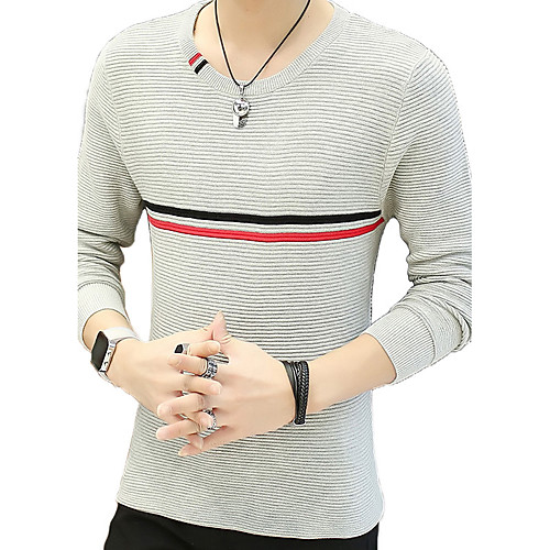 Men's Color Block Pullover Long Sleeve Plus Size Slim Regular Sweater Cardigans Round Neck Fall Winter Black Blue Wine / Weekend
Men's Color Block Pullover Long Sleeve Plus Size Slim Regular Sweater Cardigans Round Neck Fall Winter Black Blue Wine / Weekend